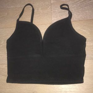 Black crop Top